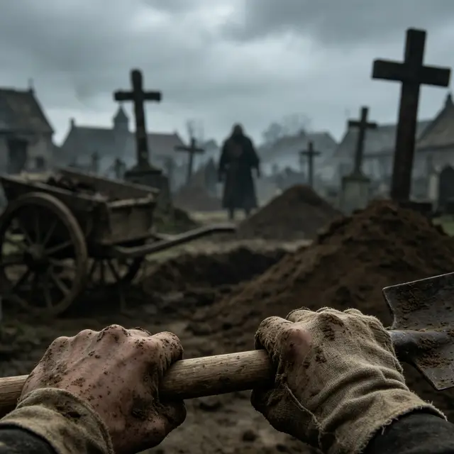1351 · Digging outside the walls