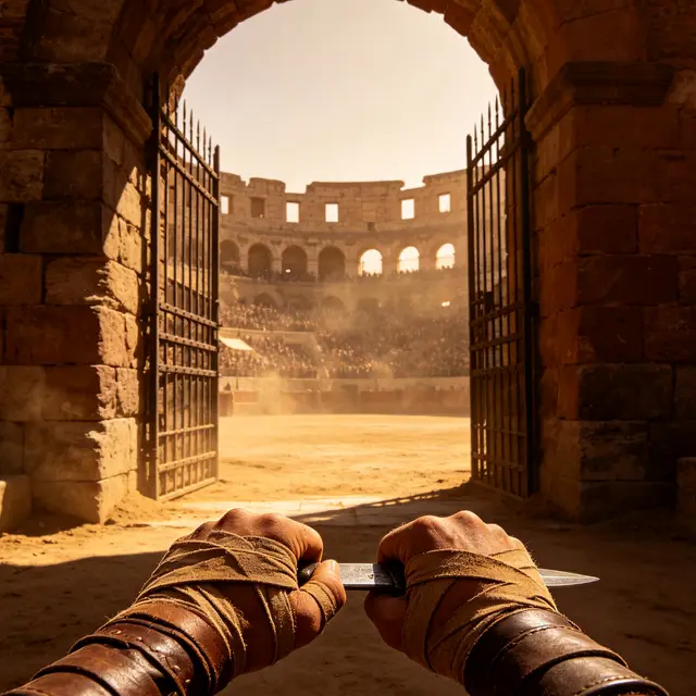 Rome · A gladiator's fight day